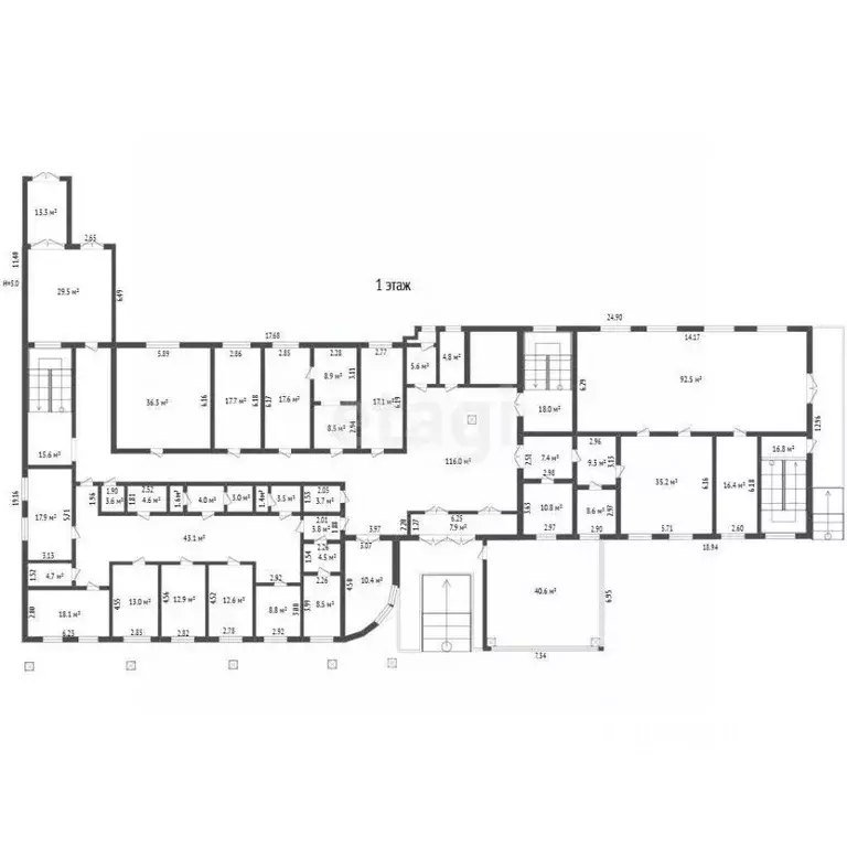 Склад в Крым, Ленино пгт ул. Курчатова, 1Г (2907 м) - Фото 1