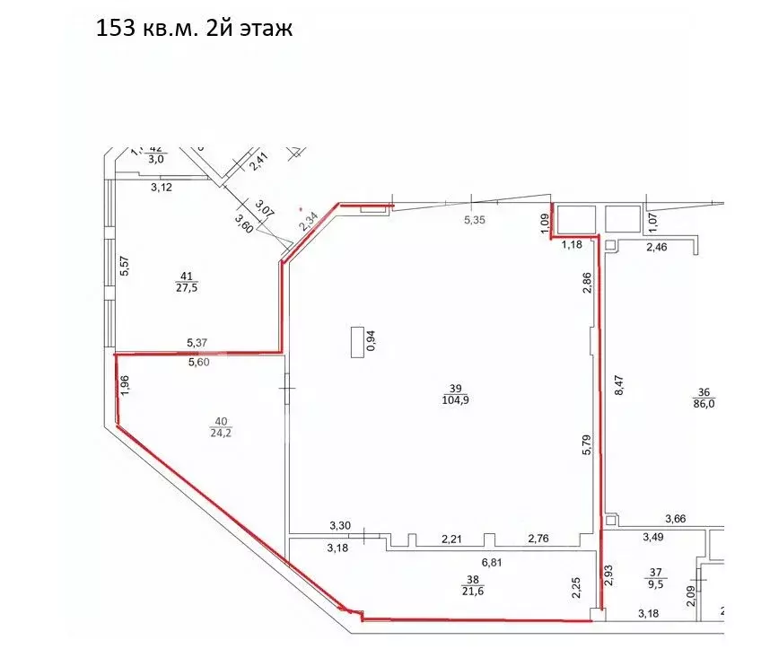 Помещение свободного назначения в Москва Енисейская ул., 19к1 (154 м) - Фото 2