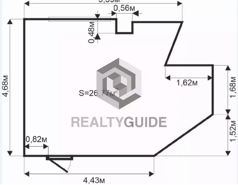 Офис в Москва Карманицкий пер., 9 (27 м) - Фото 1