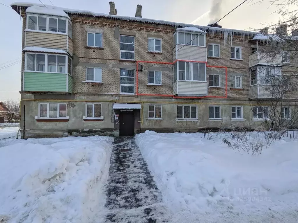 2-к кв. Московская область, Павловский Посад ул. Разина, 10 (42.6 м) - Фото 1