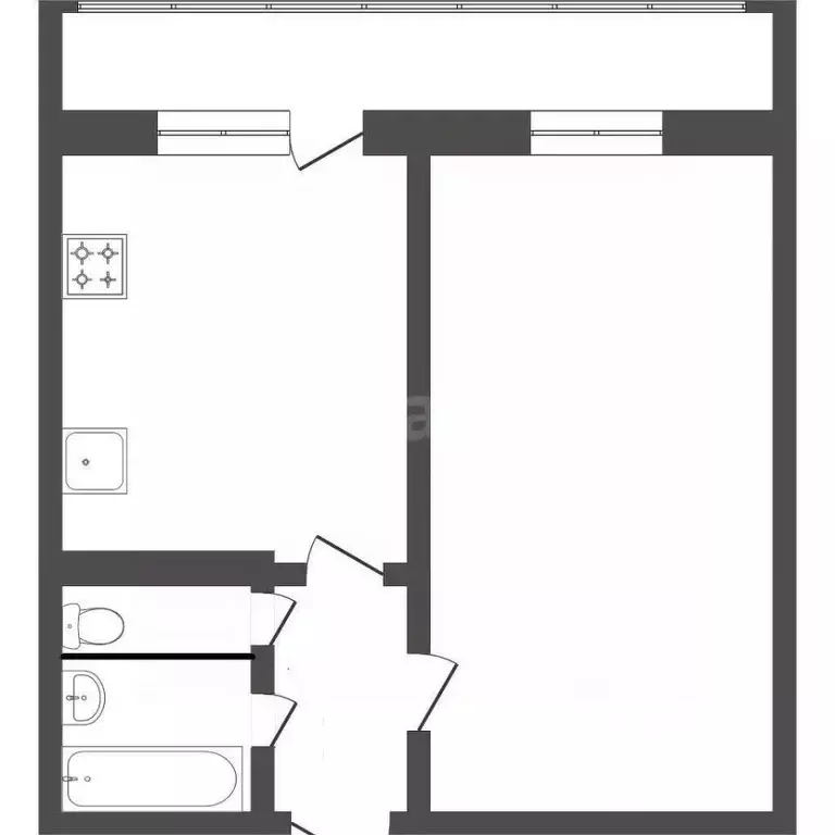 1-к кв. Вологодская область, Вологда ул. Карла Маркса, 111 (35.2 м) - Фото 1