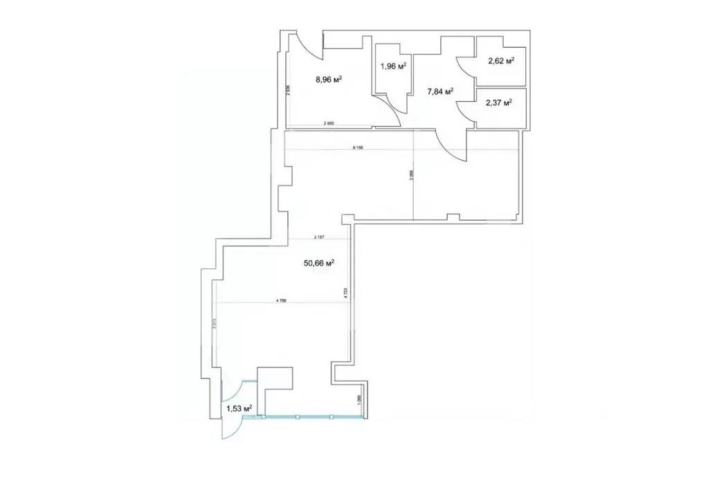 Помещение свободного назначения в Москва просп. Андропова, 30 (76 м) - Фото 2