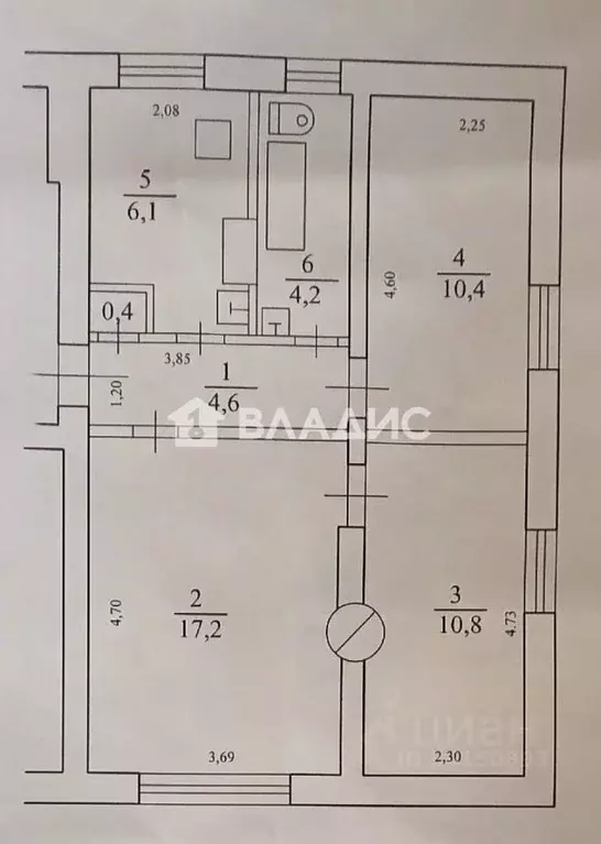 3-к кв. Карелия, Пряжа пгт ул. Гористая, 6 (53.7 м) - Фото 2