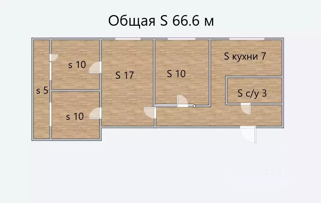 4-к кв. Санкт-Петербург Белградская ул., 34К1 (64.0 м) - Фото 0