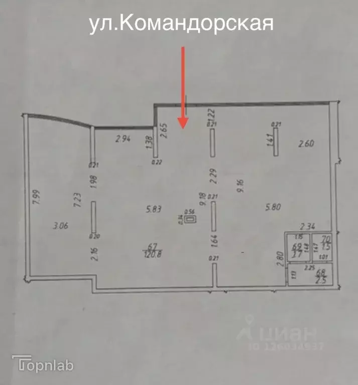 Торговая площадь в Краснодарский край, Краснодар ул. Командорская, 15 ... - Фото 2