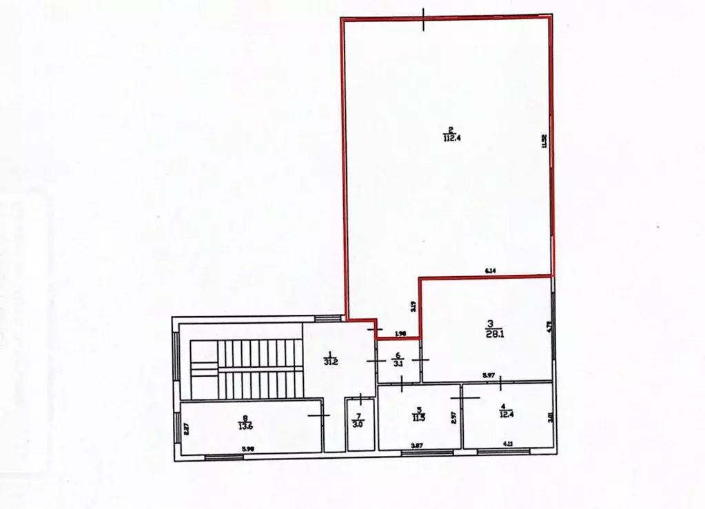 Офис в Новгородская область, Великий Новгород Прусская ул. (112 м) - Фото 2