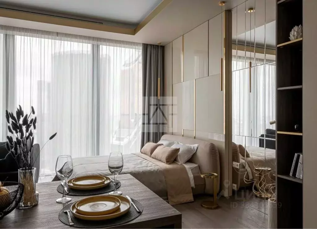1-к кв. Москва 1-й Красногвардейский проезд, 22с1 (51.4 м) - Фото 1
