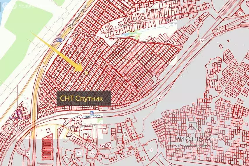Участок в Челябинск, СНТ Спутник, 7-я линия, 530 (4 м) - Фото 1