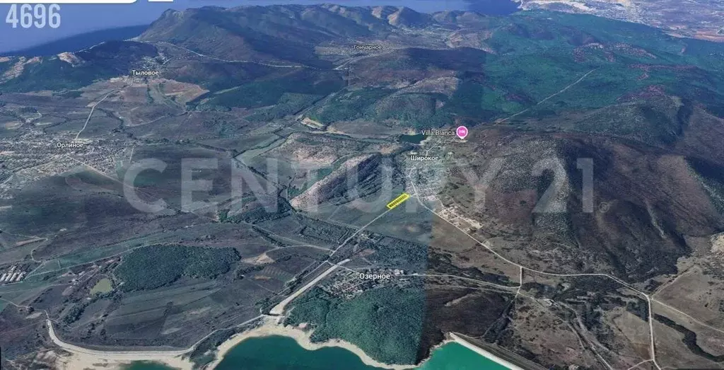 Участок в Севастополь с. Широкое, пер. Ракитовый, 4 (10.0 сот.) - Фото 2