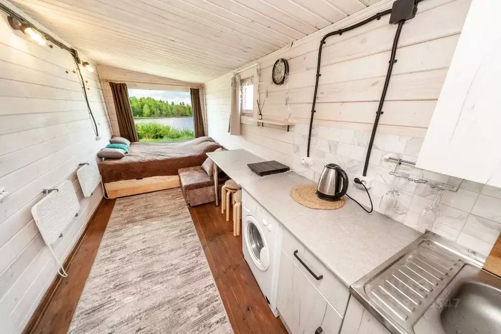 Дом в Карелия, Пряжинский район, Ведлозерское с/пос, д. Лахта 12 (20 ... - Фото 2