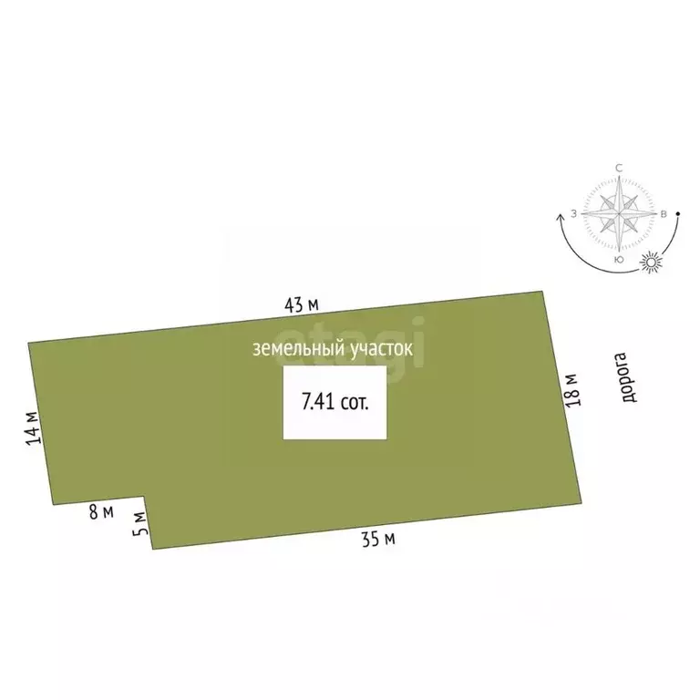 Участок в Тюменская область, Тюмень Р-404, 21-й км, 156 (7.41 сот.) - Фото 2