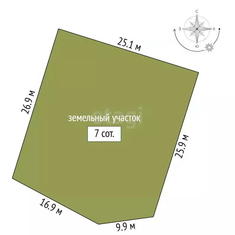 Участок в Ленинградская область, Всеволожский район, Бугровское ... - Фото 2