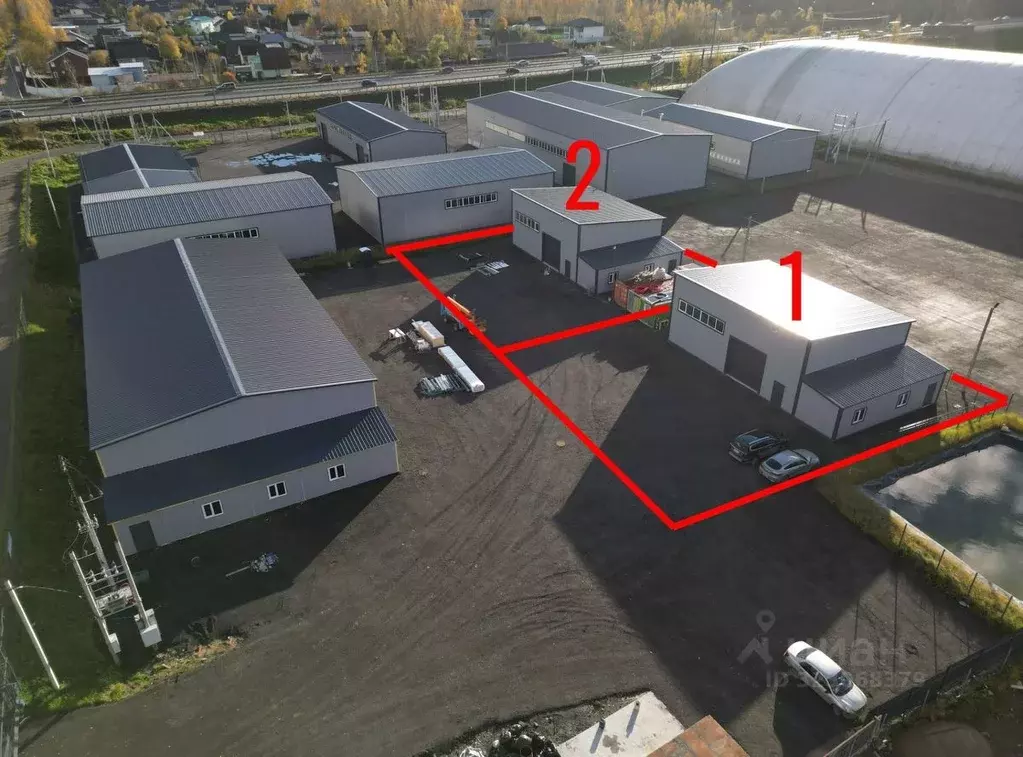 Склад в Ленинградская область, Всеволожский район, Колтушское ... - Фото 1