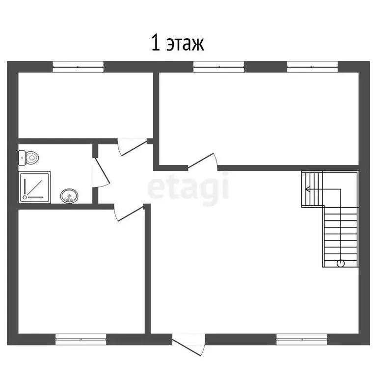 Дом в село Нартан, улица Братьев Нагоевых (192.5 м) - Фото 2