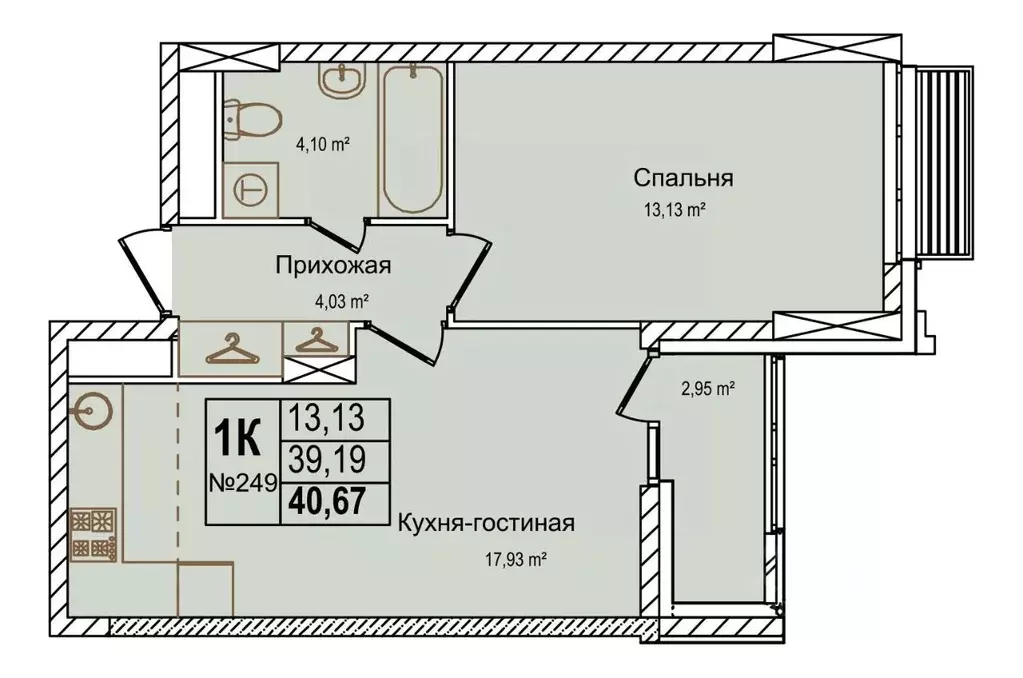 1-к кв. нижегородская область, нижний новгород ул. красных зорь, 23д . - Фото 0