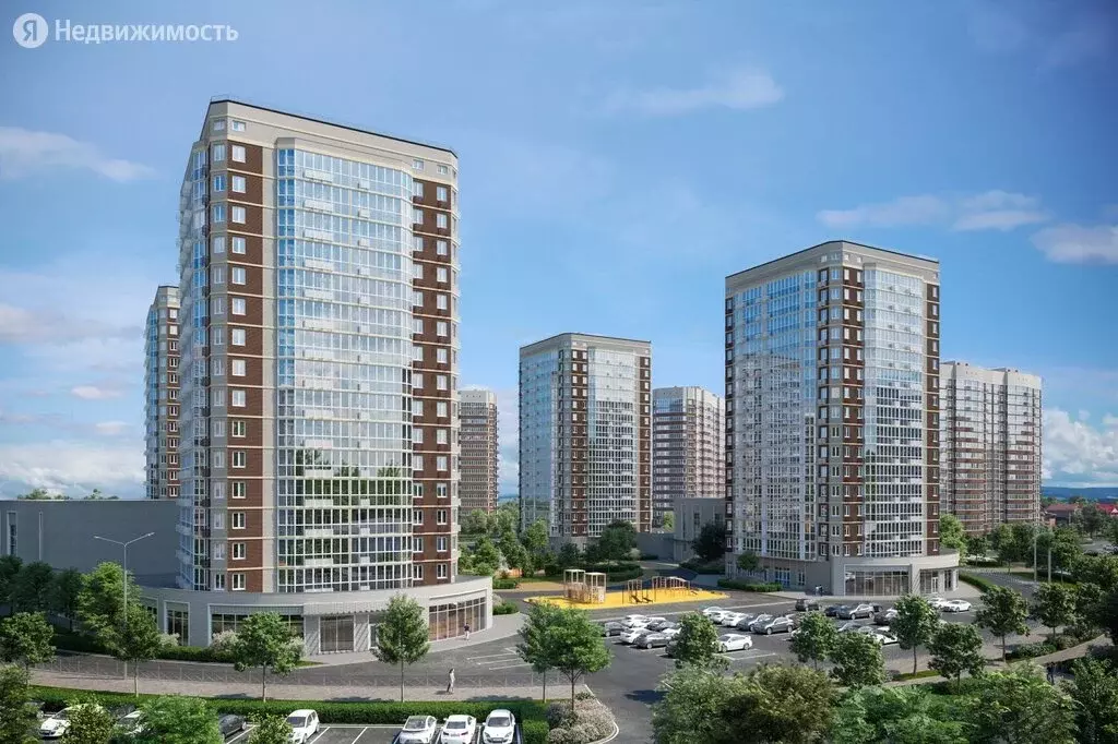 3-комнатная квартира: Краснодар, жилой комплекс Зеленодар, улица . - Фото 0
