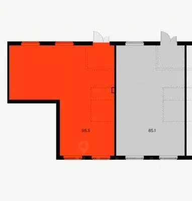 Помещение свободного назначения в Москва Люблинская ул., 72к3 (85 м) - Фото 1