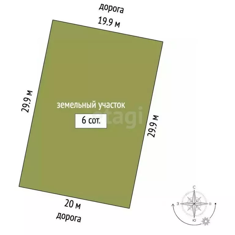 Участок в Ямало-Ненецкий АО, Новый Уренгой Семейный мкр,  (6.0 сот.) - Фото 1