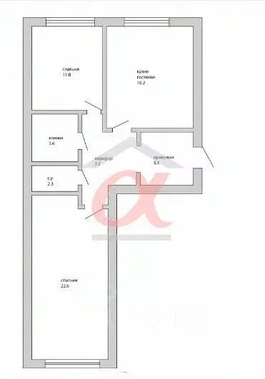 3-к кв. Кемеровская область, Кемерово бул. Строителей, 25Г (69.6 м) - Фото 1