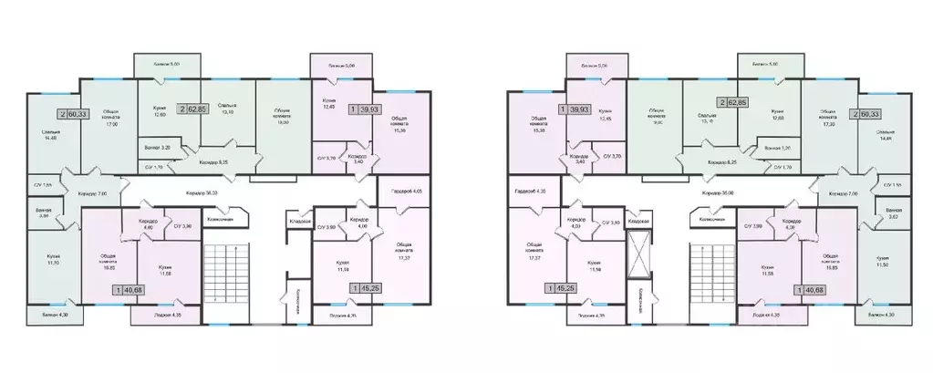2-к кв. Ставропольский край, Невинномысск ул. Дунаевского, 11Е (63.75 ... - Фото 2