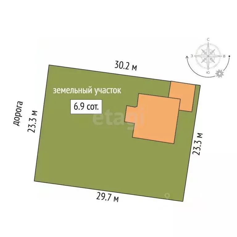 Участок в Ростовская область, Ростов-на-Дону 4-й Раскатный пер. (6.0 ... - Фото 1