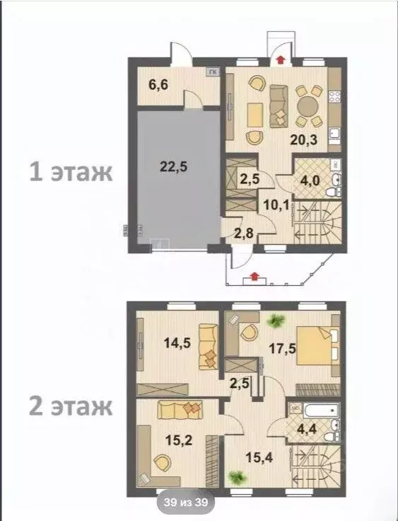 Таунхаус в Владимирская область, Владимир пос. Заклязьменский, проезд ... - Фото 2