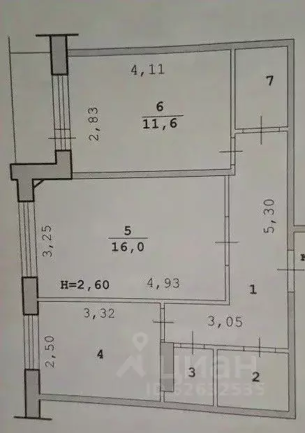2-к кв. Волгоградская область, Волгоград бул. 30-летия Победы, 17А ... - Фото 2