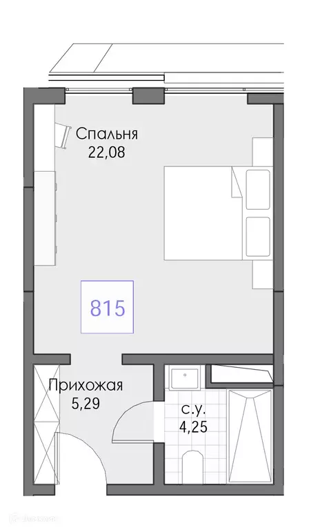 Продаётся 1-к квартира, 31.62 м - Фото 0