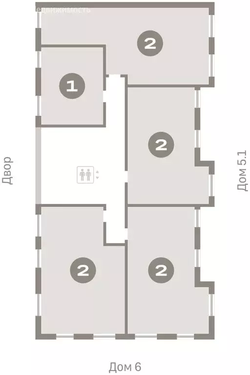 2-комнатная квартира: Тюмень, Мысовская улица, 26к2 (72.09 м) - Фото 1