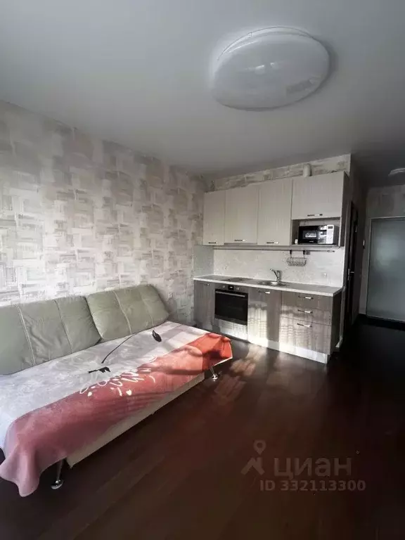 Студия Москва пос. Коммунарка, ул. Бачуринская, 7к1 (28.0 м) - Фото 1