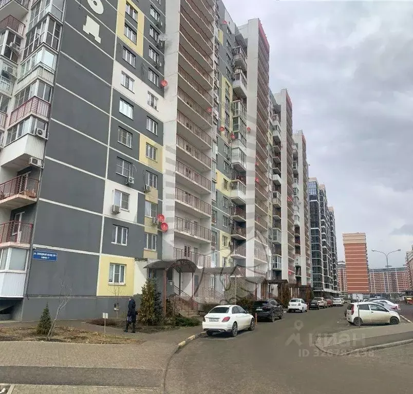 1-к кв. Краснодарский край, Краснодар ул. Западный обход, 39/1к7 (42.0 ... - Фото 1