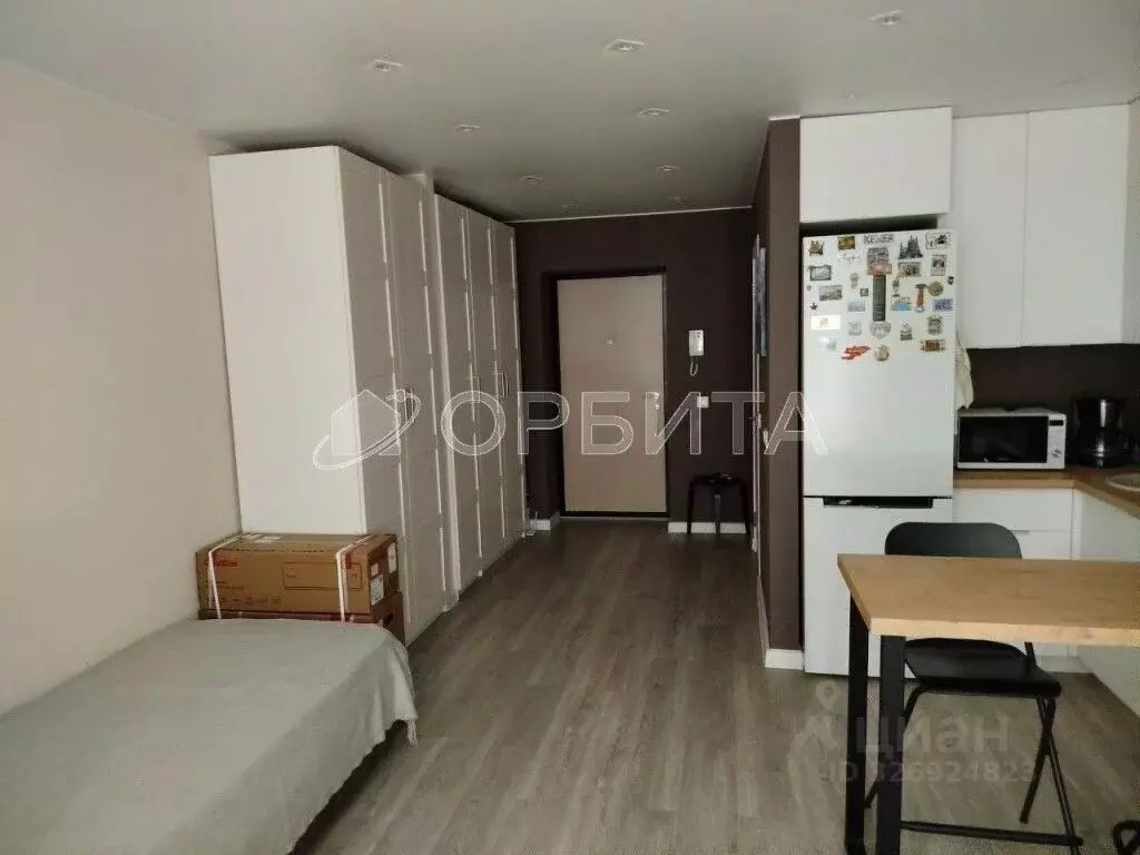 Студия Тюменская область, Тюмень ул. Николая Ростовцева, 24 (27.4 м) - Фото 2