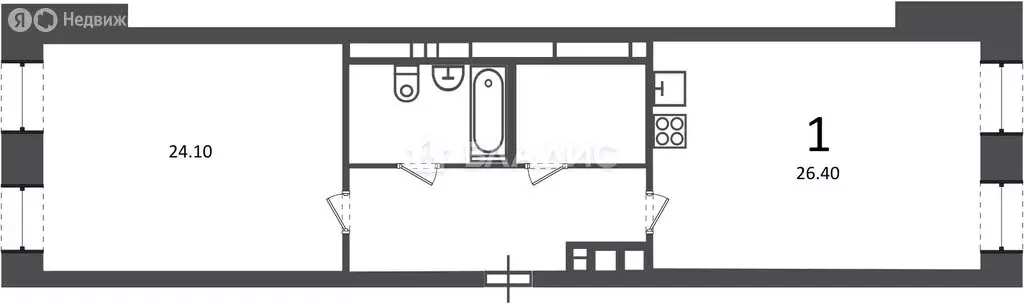 1-комнатная квартира: Москва, улица Светланова, 11к2 (70.4 м) - Фото 1