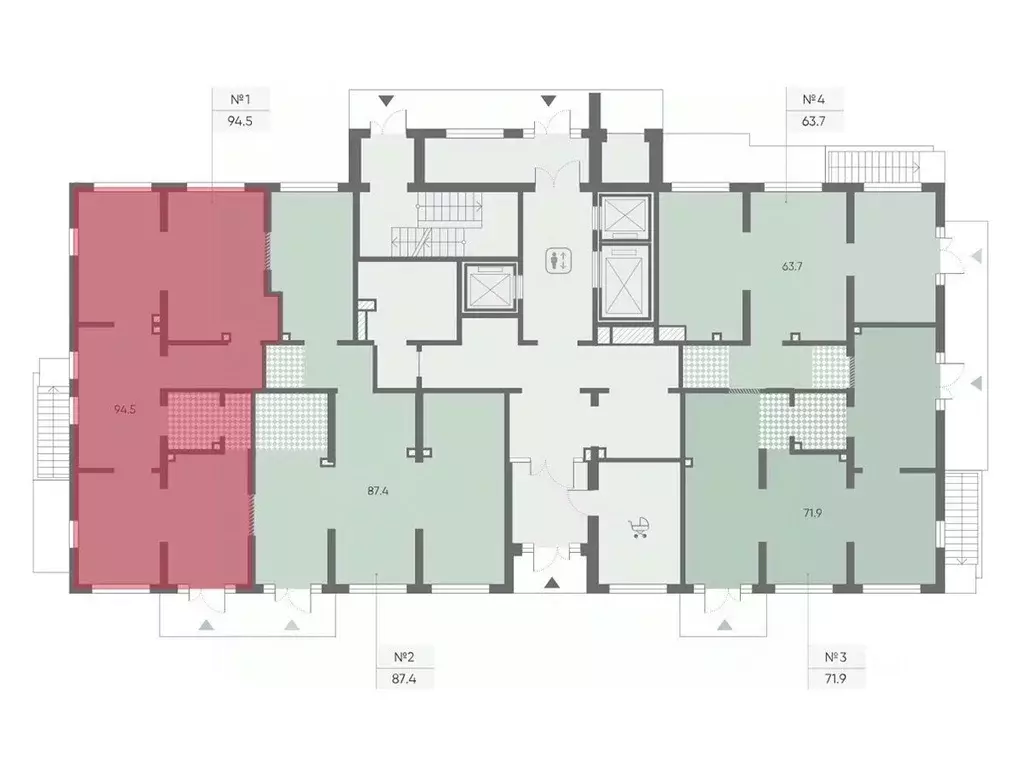 Помещение свободного назначения в Санкт-Петербург Октябрьская ... - Фото 2