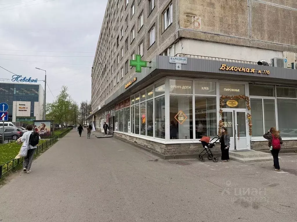 Помещение свободного назначения в Санкт-Петербург Народная ул., 6 (600 ... - Фото 1