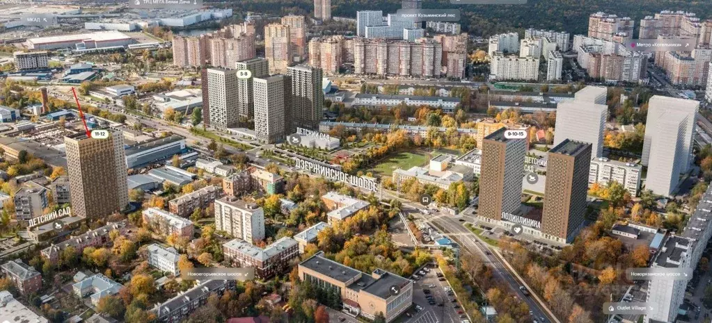 Торговая площадь в Московская область, Котельники Ковровый мкр, ... - Фото 1