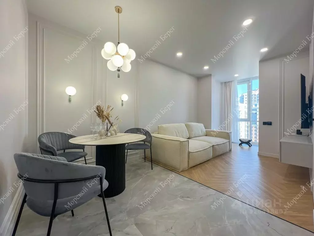 1-к кв. Краснодарский край, Сочи Завокзальный мкр, пер. Трунова, 6к5 ... - Фото 1