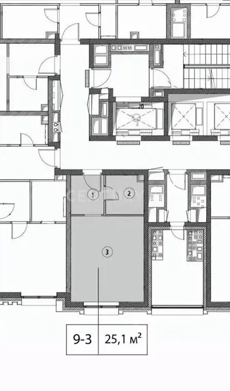 1-к кв. Москва Дубининская ул., 59Б (25.1 м) - Фото 1