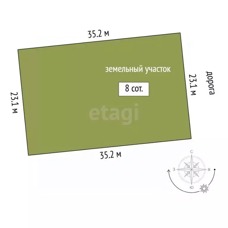 Участок в Тюменская область, Тюменский муниципальный округ, д. Большие ... - Фото 2