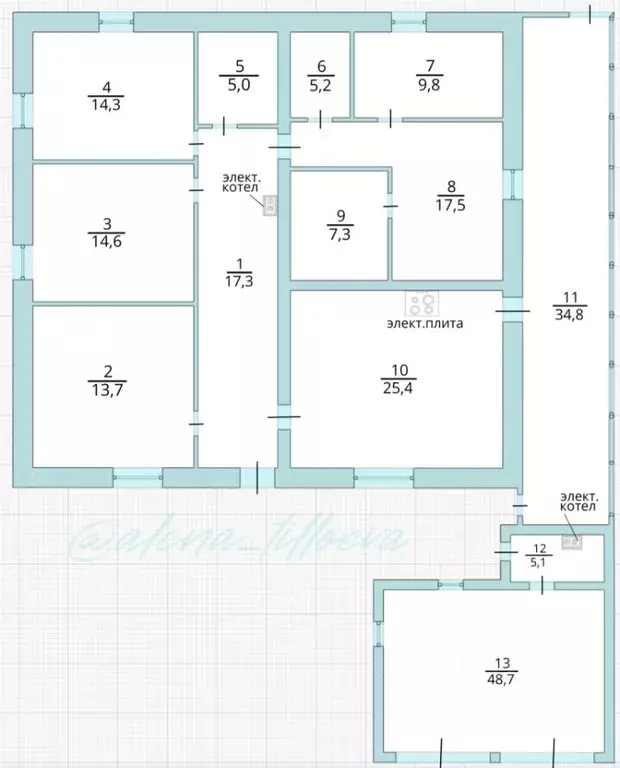 Коттедж в Амурская область, Благовещенский район, с. Чигири ул. ... - Фото 2
