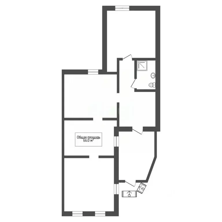 Дом в Новосибирская область, Новосибирск Пригородная ул., 4 (66 м) - Фото 2