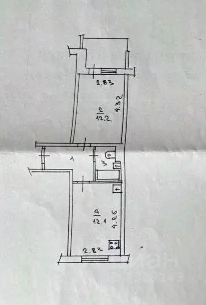 1-к кв. Новгородская область, Великий Новгород ул. Кочетова, 8к1 (35.0 ... - Фото 2