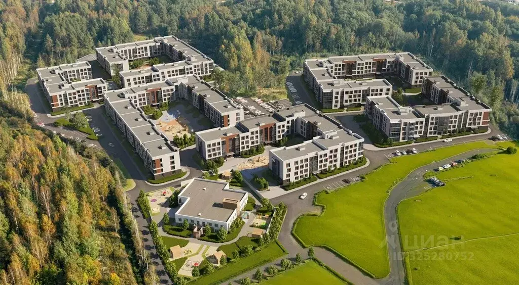 3-к кв. Ленинградская область, Всеволожский район, Бугровское ... - Фото 1