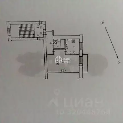 1-к кв. Калужская область, Калуга Анненки мкр, ул. Вишневского, 6 ... - Фото 2