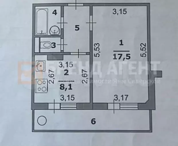 1-к. квартира, 34 м, 3/10 эт. - Фото 0