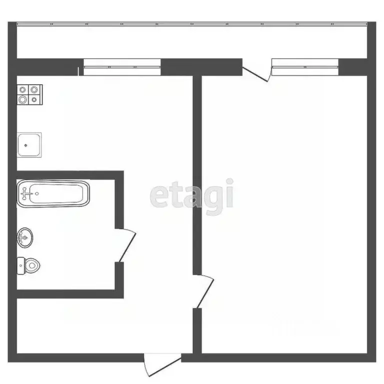 1-к кв. Мордовия, Саранск просп. 60 лет Октября, 17А (34.9 м) - Фото 1