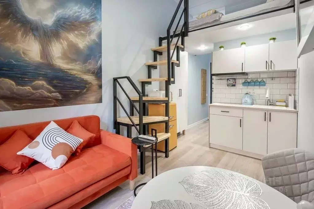 Студия Санкт-Петербург ул. Марата, 40 (17.2 м) - Фото 1