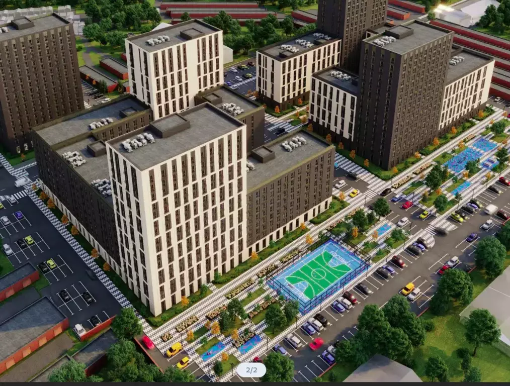 Продаётся 2-к квартира, 57.7 м - Фото 0