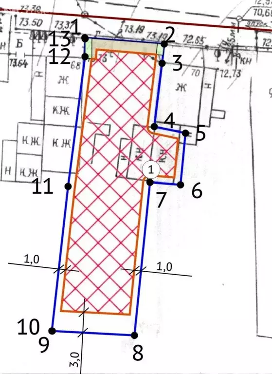 Участок в Казань, улица Яна Юдина, 70 (5.5 м) - Фото 1