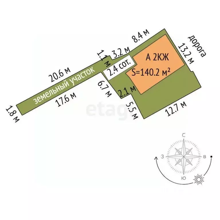 Дом в Тюменская область, Тюмень Полевая ул. (140 м) - Фото 0
